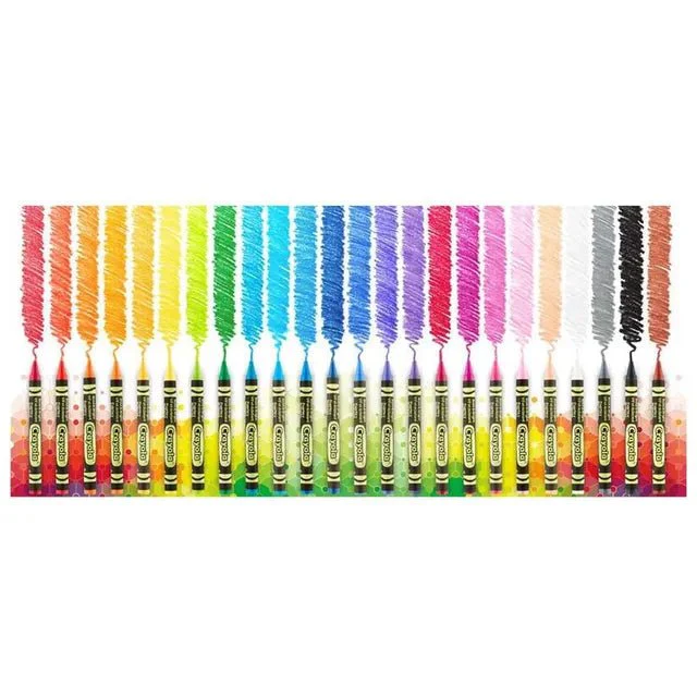 Crayola Colors Of The World 24ct Crayola Construction CY52-3463Paper Crayons - Image 7