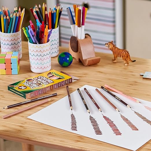 Crayola Colors Of The World 24ct Pencils CY68-4607 - Image 7