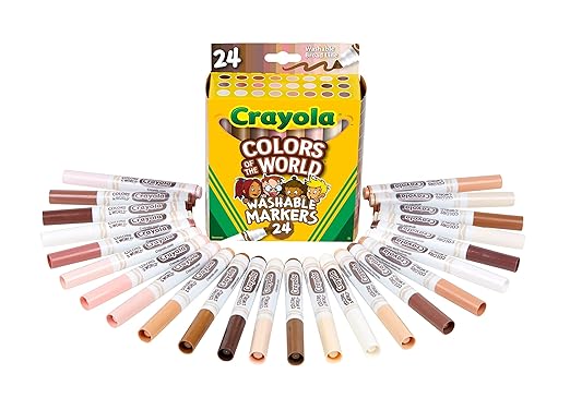 Crayola Colors Of The World 24ct Washable Fine Line Markers CY58-7810 - Image 7