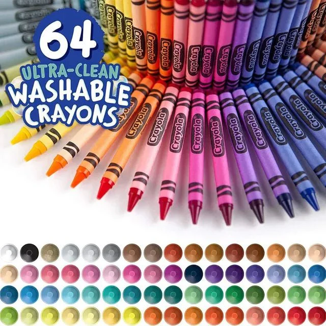 Crayola Colors Of The World 64ct Ultra-Clean Washable Crayons CY52-3287 - Image 4