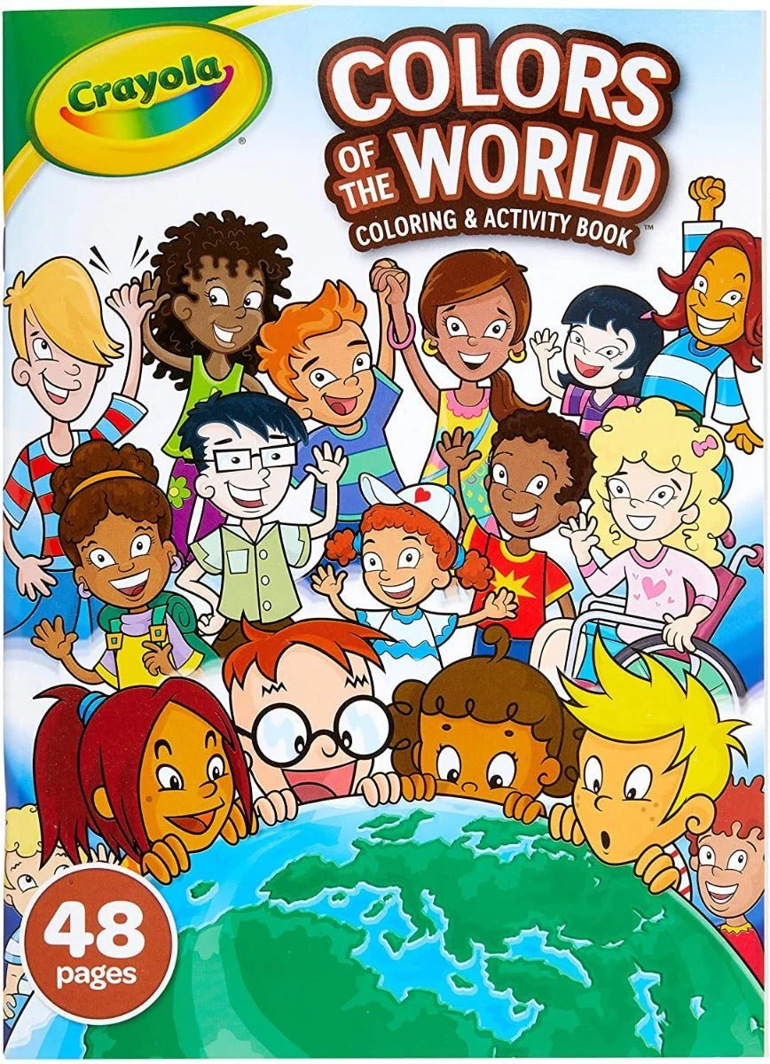Crayola Colors of The World Coloring Book 48pages 04-0717