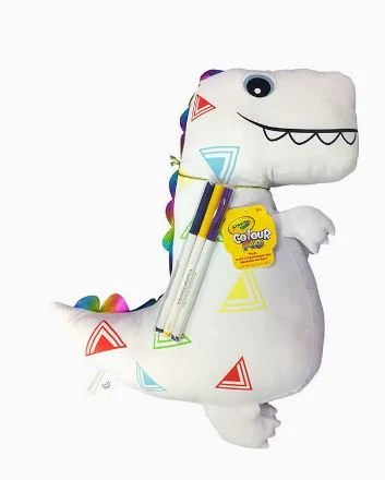 Crayola Colour Me Dinosaur Pillow