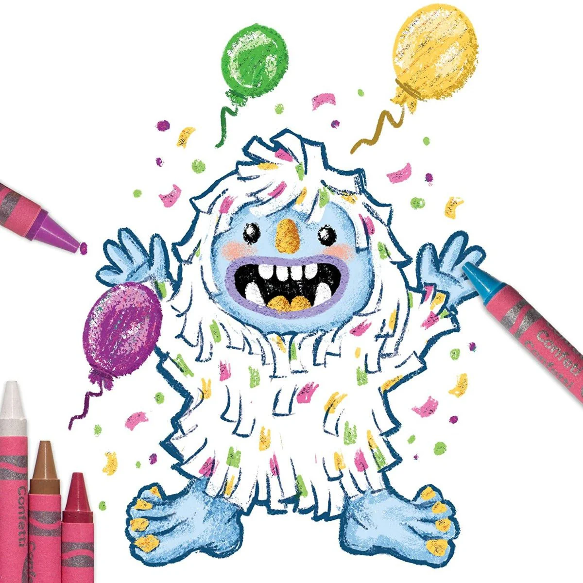 Crayola Confetti Crayons 24ct 52-3407 - Image 5