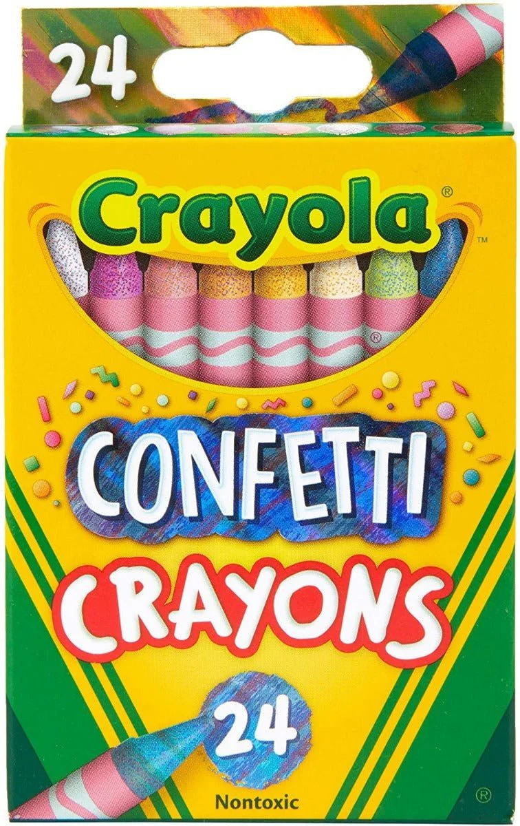 Crayola Confetti Crayons 24ct 52-3407 - Image 6