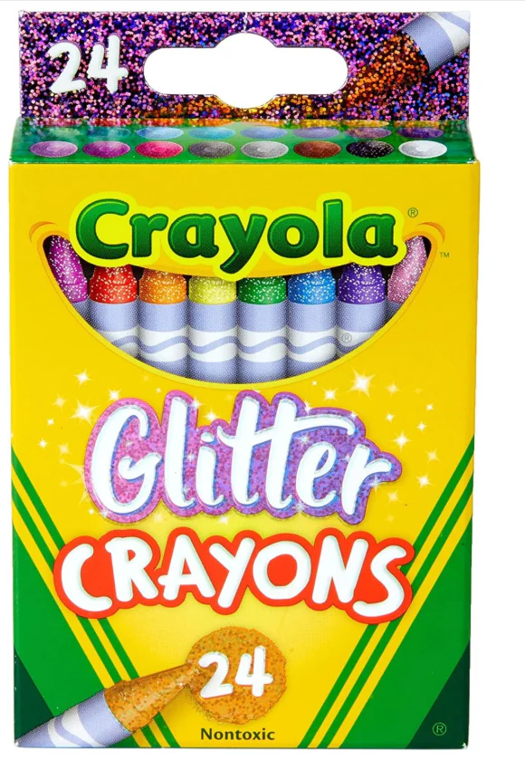 Crayola Crayons Glitter 24/Pkg 52-3715