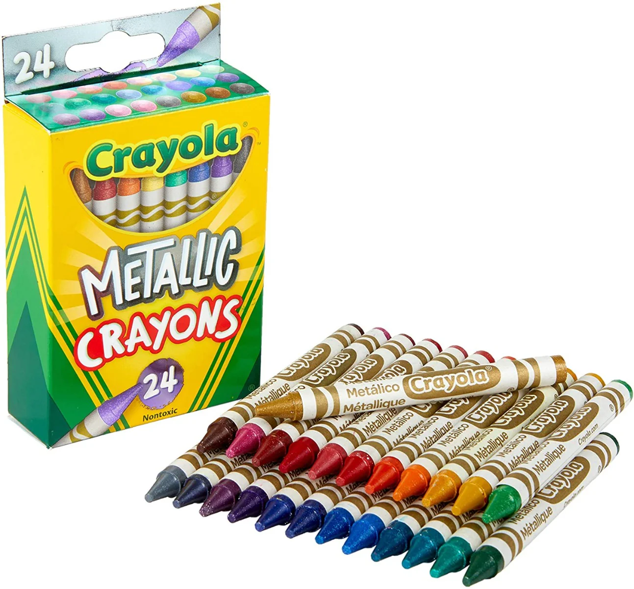 Crayola Crayons Metallic 24 Pkg 52-8815 - Image 3