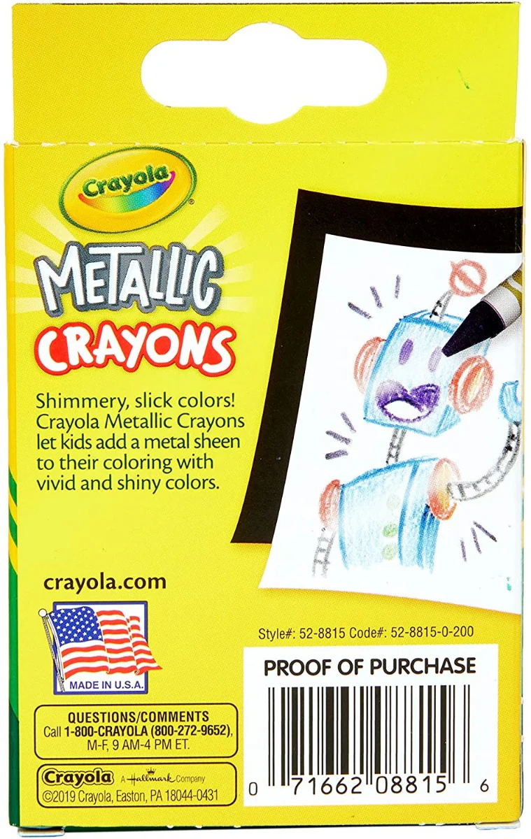 Crayola Crayons Metallic 24 Pkg 52-8815 - Image 4