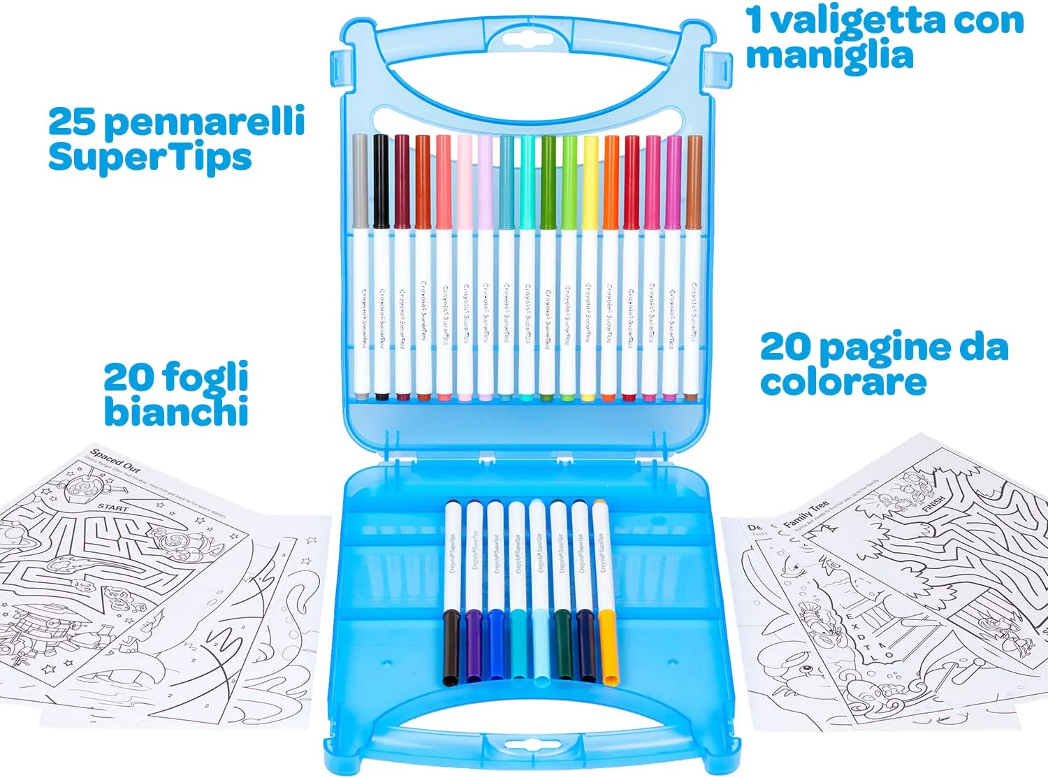 Crayola Create & Color With Washable Markers 65pcs 04-0377 - Image 3