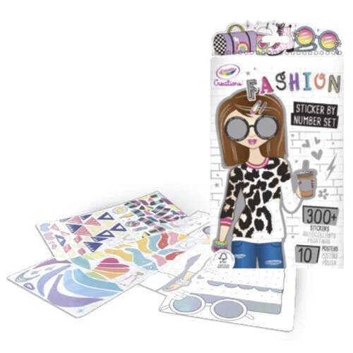 Crayola Creations Fashion Sticker By Number Set CY26285 - Image 2