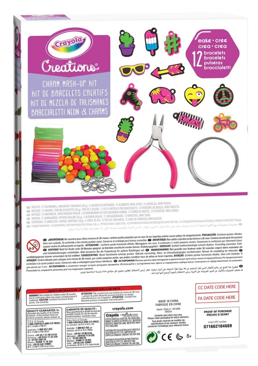 Crayola Creations Neon Charm Mash-Up Kit - Image 2