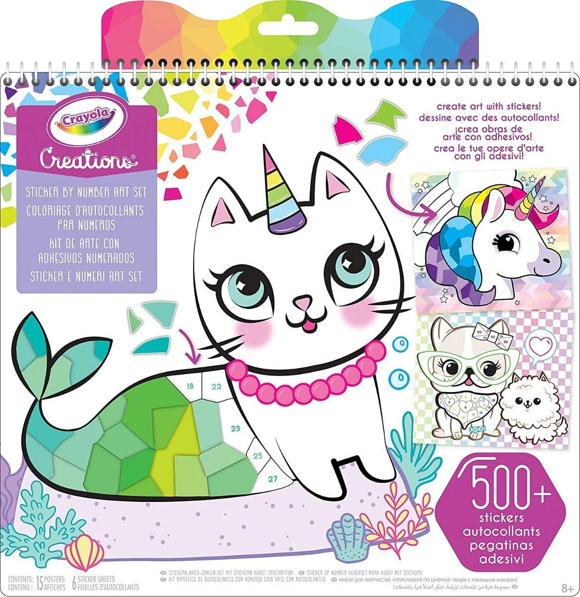 Crayola Creations Sticker by Number Art Set 04-6229