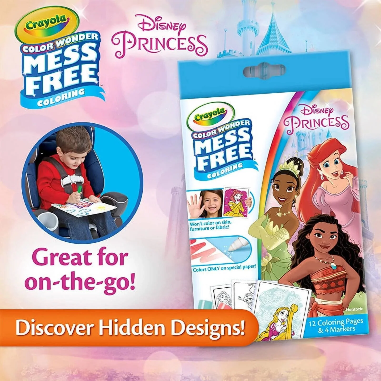 Crayola Disney Princess Color Wonder Mini Box Set CY75-2853 - Image 3