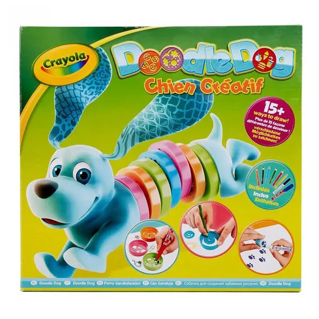 Crayola Doodle Dog Stencil Set with 15 Activities CY930213