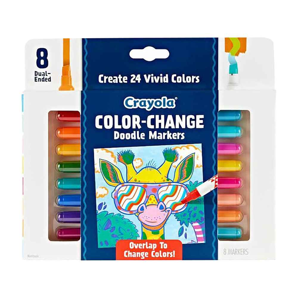 Crayola Doodle & Draw Color Change Doodle Marker 8ct CY58-8315