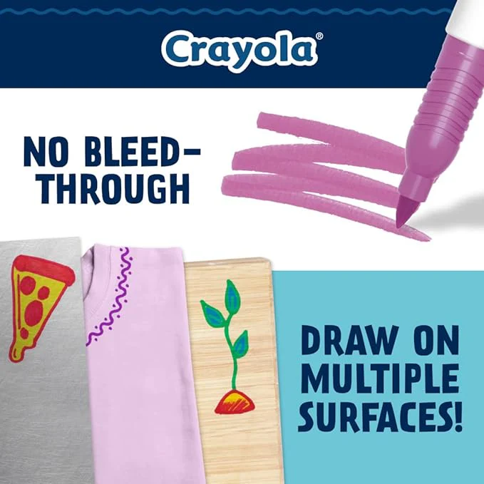 Crayola Doodle & Draw Fine Point Doodle Markers 12ct CY58-8312 - Image 5