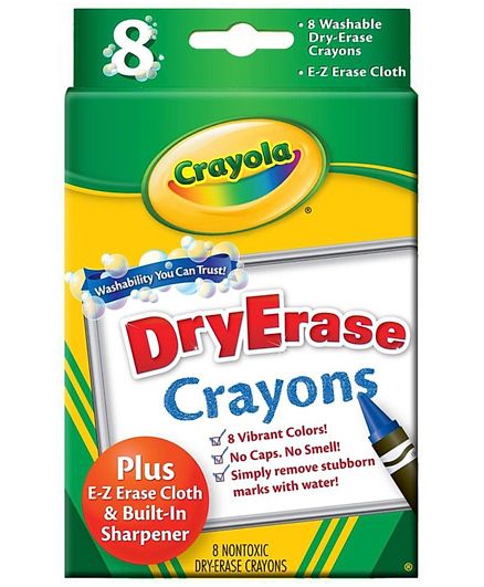 Crayola Dry Erase Crayons Box of 8 CY98-5200