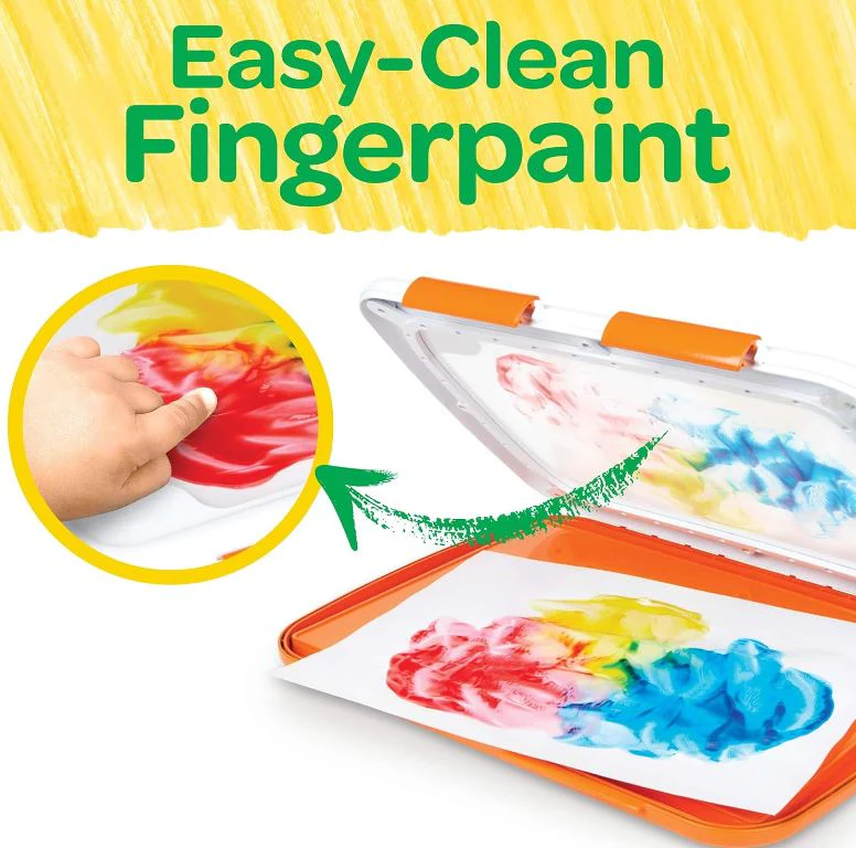 Crayola Easy-Clean Fingerpaint Set - Image 4