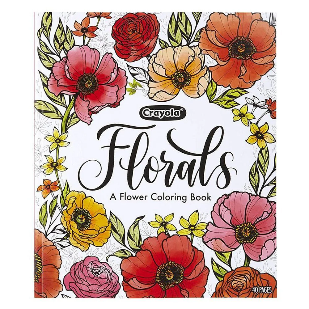 Crayola Florals A Flower Coloring Book 40pp 04-1082