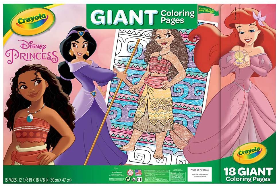 Crayola Giant Coloring Pages Disney Princess 04-0989 - Image 2