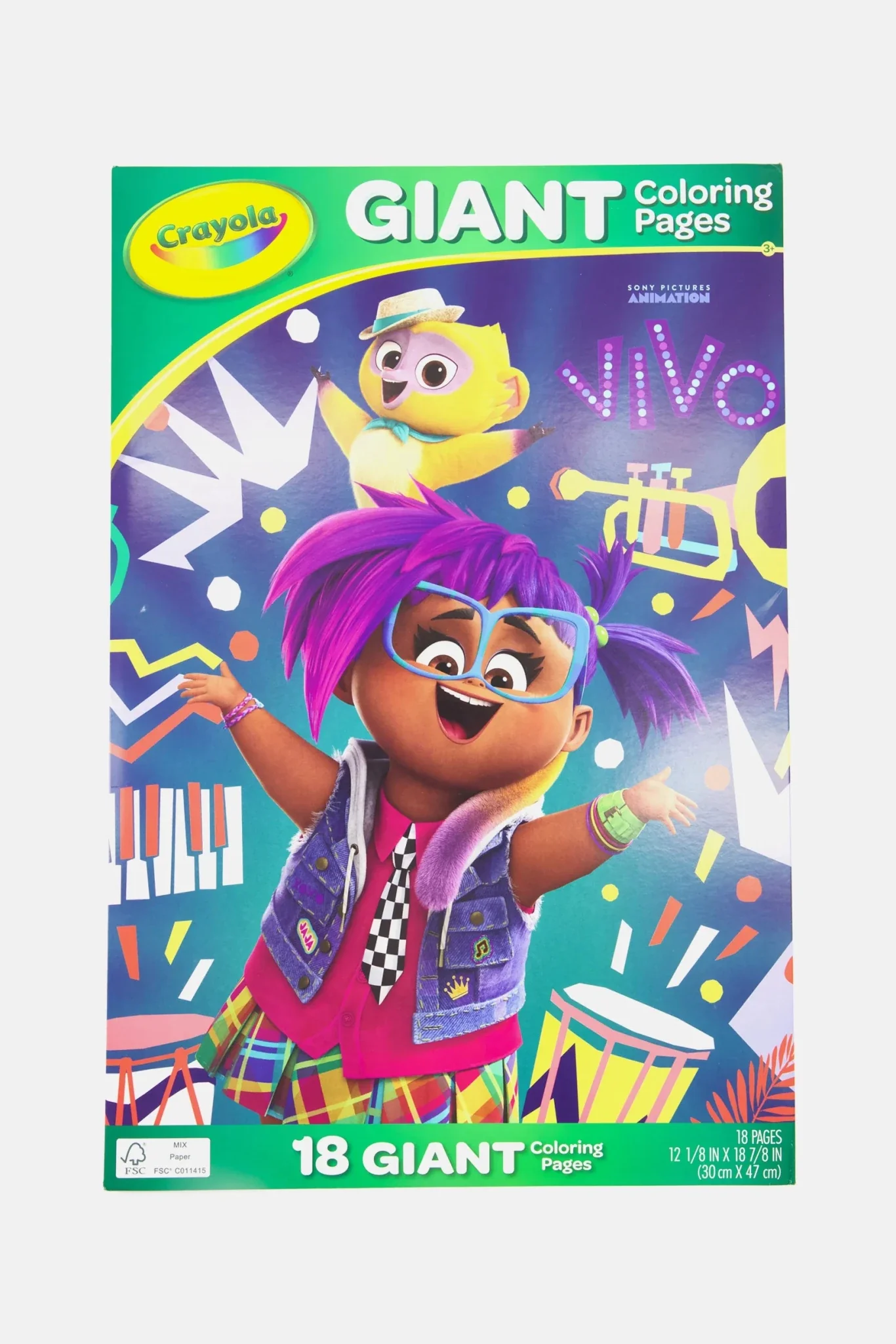 Crayola Giant Coloring Pages Foldalope Vivo CY04-2627 - Image 2