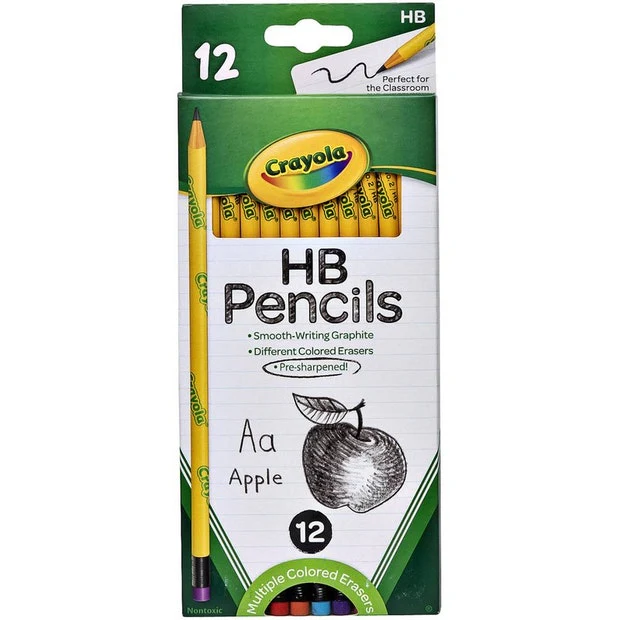 Crayola HB Pencils No.2 12 pack 68-2021