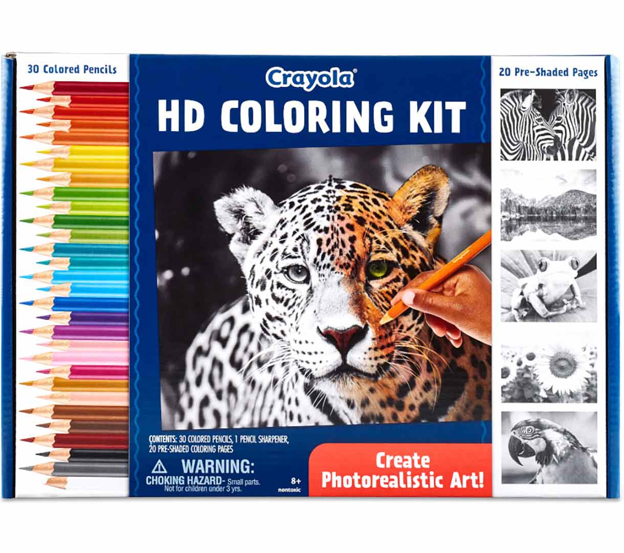 Crayola HD Coloring Kit Create Photorealistic Art