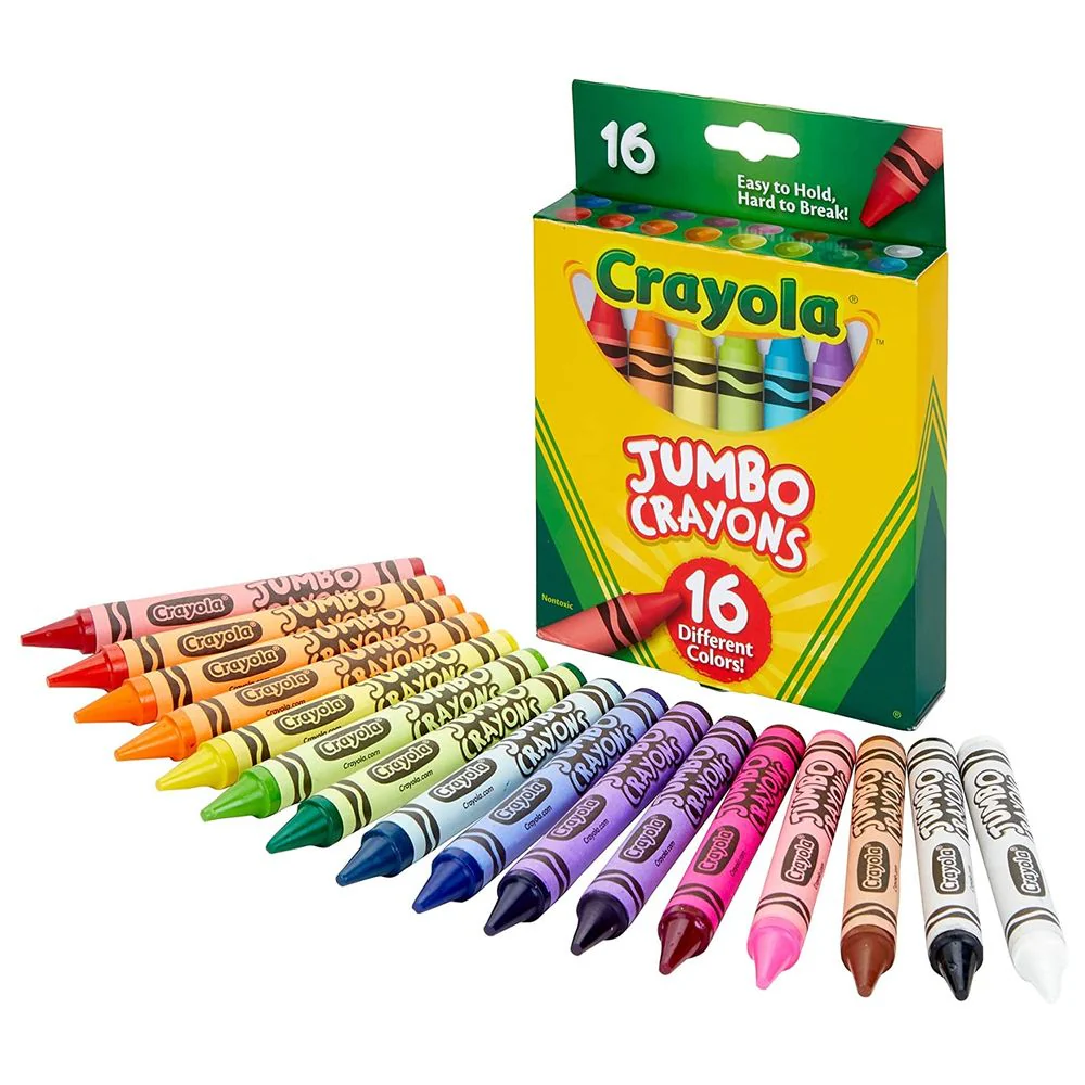 Crayola Jumbo Crayons 16ct 52-0390 - Image 2