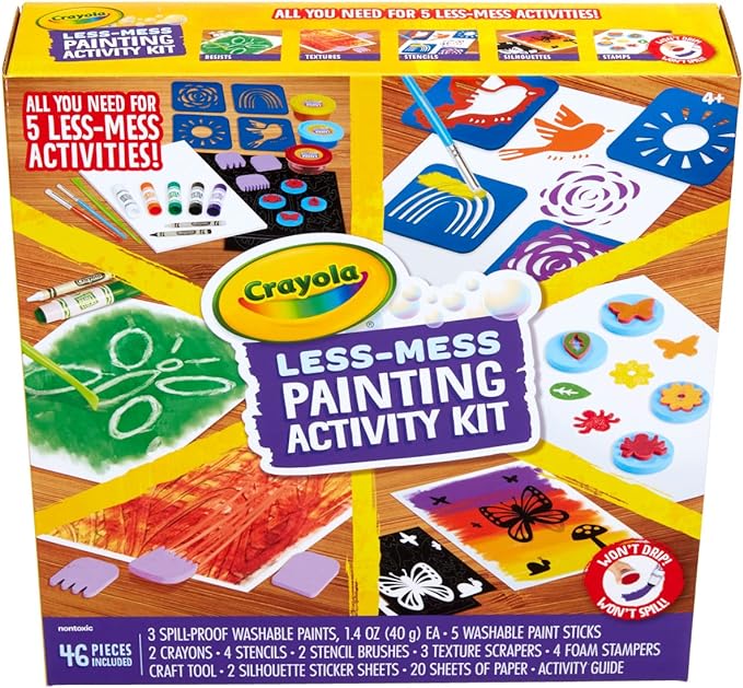 Crayola Less Mess Painting Activity Kit CY04-6941