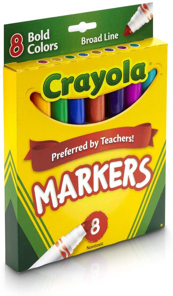 Crayola Markers Broad Point 8ct 58-7732