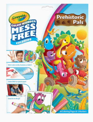 Crayola Mess Free Color Wonder - Prehistoric Pals Activity Set CY75-2722