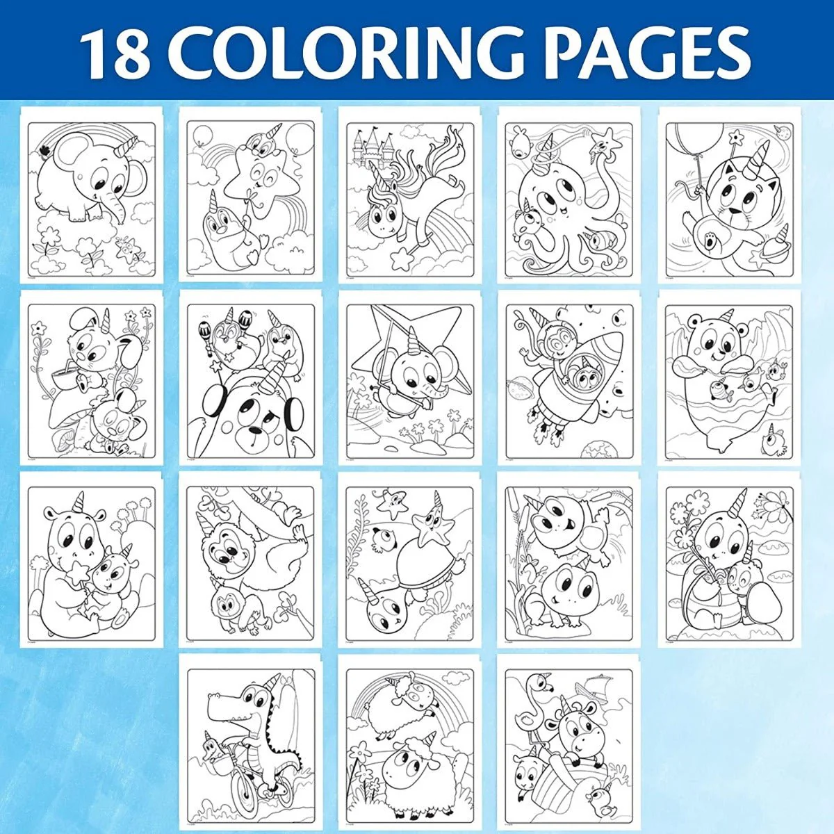 Crayola Mess Free Color Wonder Uni-Creatures Activity Set 75-2723 - Image 2