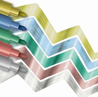 Crayola Metallic Markers 5ct CY58-5052 - Image 4