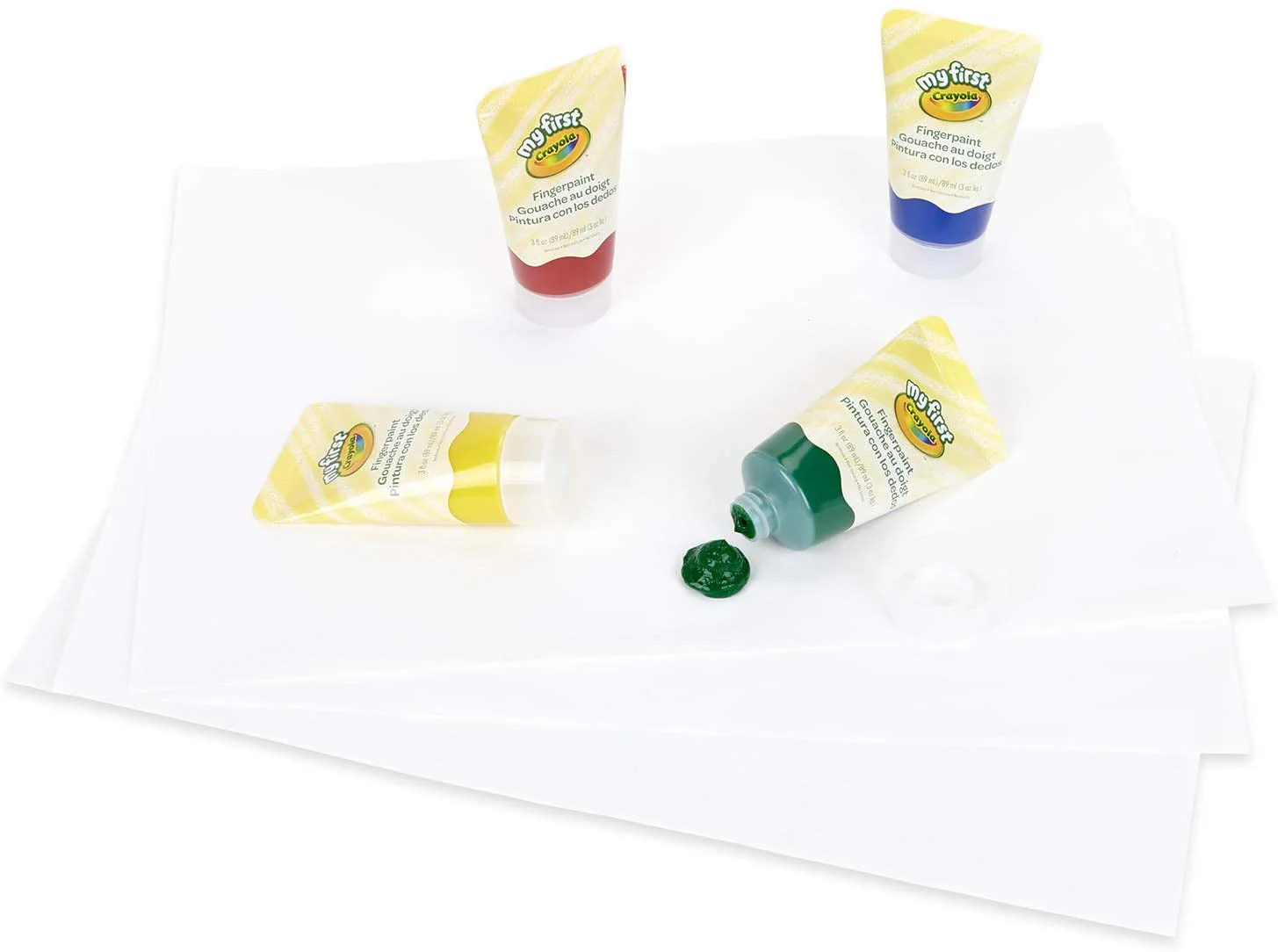 Crayola My First Fingerpaint Kit Washable Paint 81-1452 - Image 3