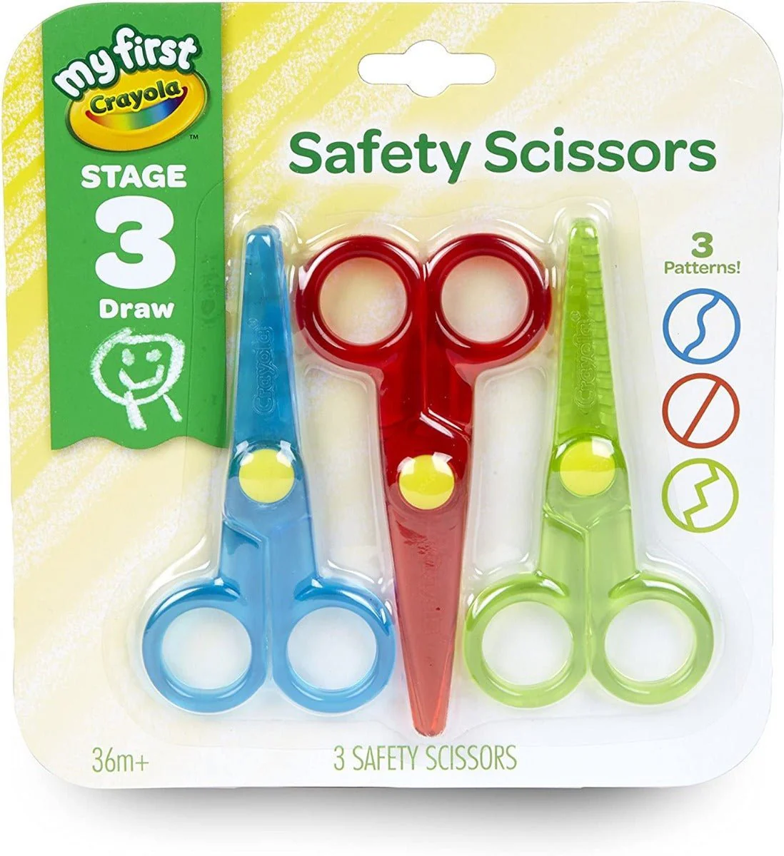 Crayola My Firts Safety Scissors 3ct CY81-1458