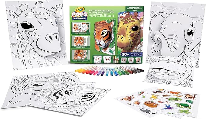 Crayola Pops 3D Activity Set - Jungle