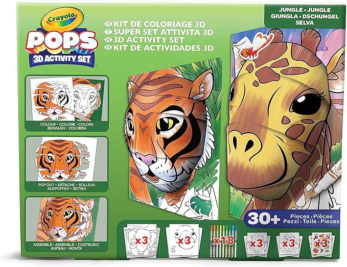 Crayola Pops 3D Activity Set - Jungle - Image 2