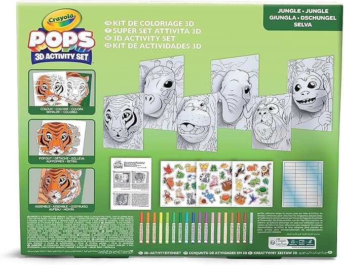 Crayola Pops 3D Activity Set - Jungle - Image 3