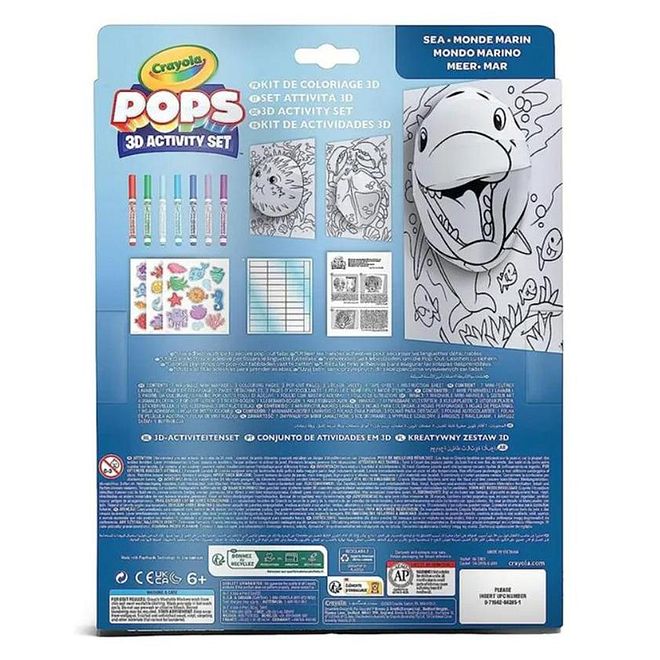 Crayola Pops 3D Activity Set - Sea - Image 3
