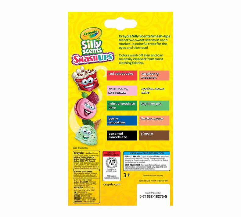 Crayola Silly Scent Smash Ups Colored Pencils 12pk CY68-2118 - Image 2