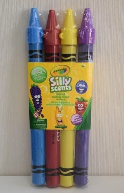 Crayola Silly Scents Bubble Tube Pack of 4 A1-2440 - Image 2