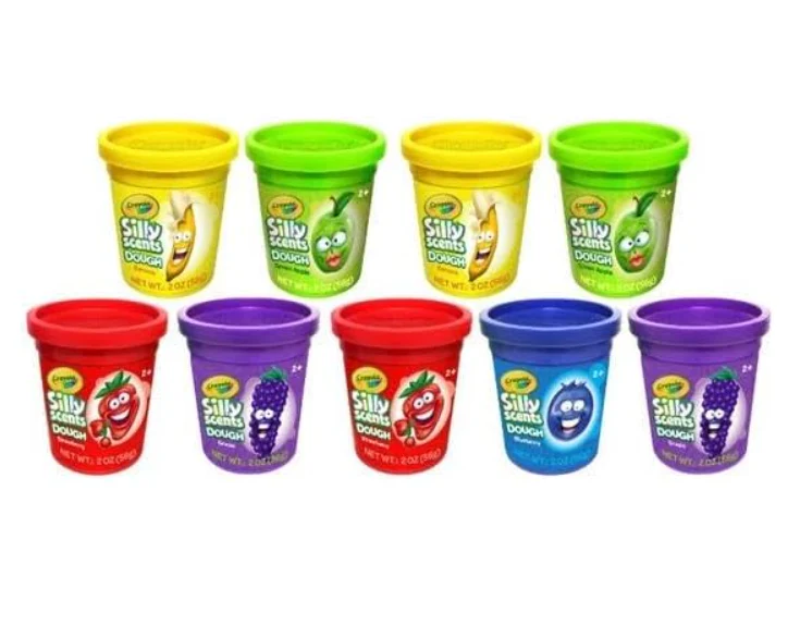 Crayola Silly Scents Pack of 9 Dough Tubs A1-2185 - Image 3