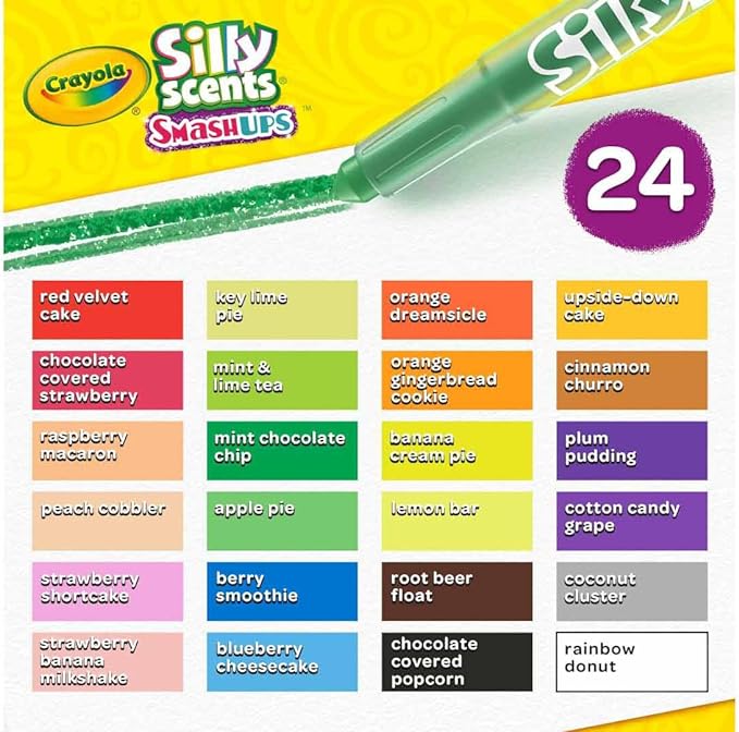 Crayola Silly Scents Smash Ups Mini Twistables Scented Crayons 24ct CY52-3470 - Image 3