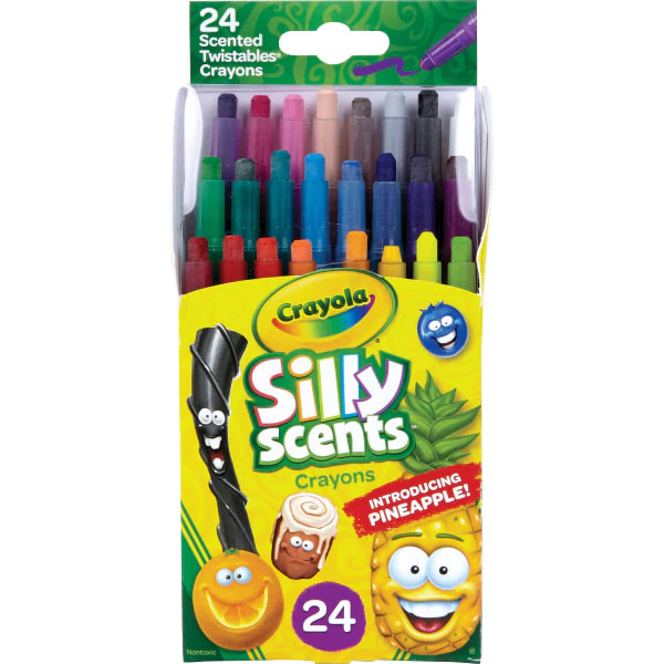Crayola Silly Scents Twistables Mini Crayons 24ct 52-9624