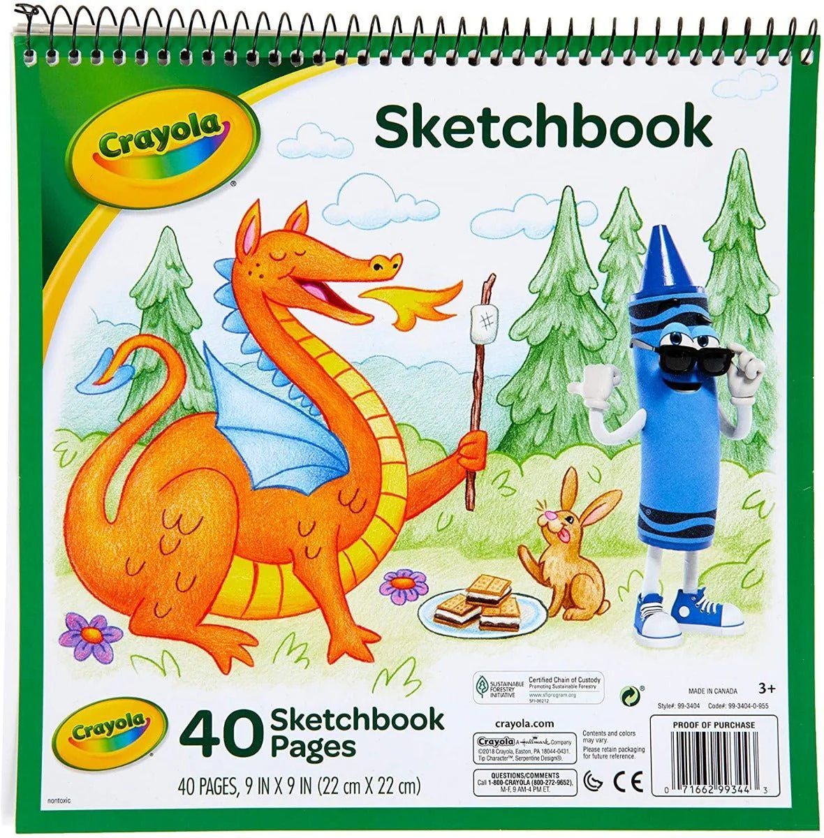 Crayola Sketchbook 40pages 99-3404