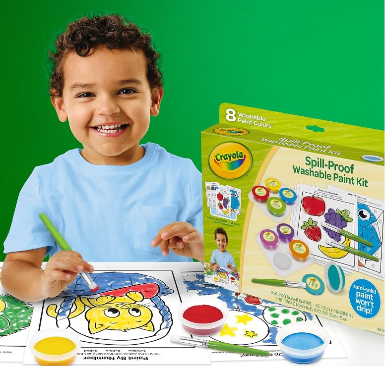 Crayola Spill Proof Washable Paint Set - Image 3