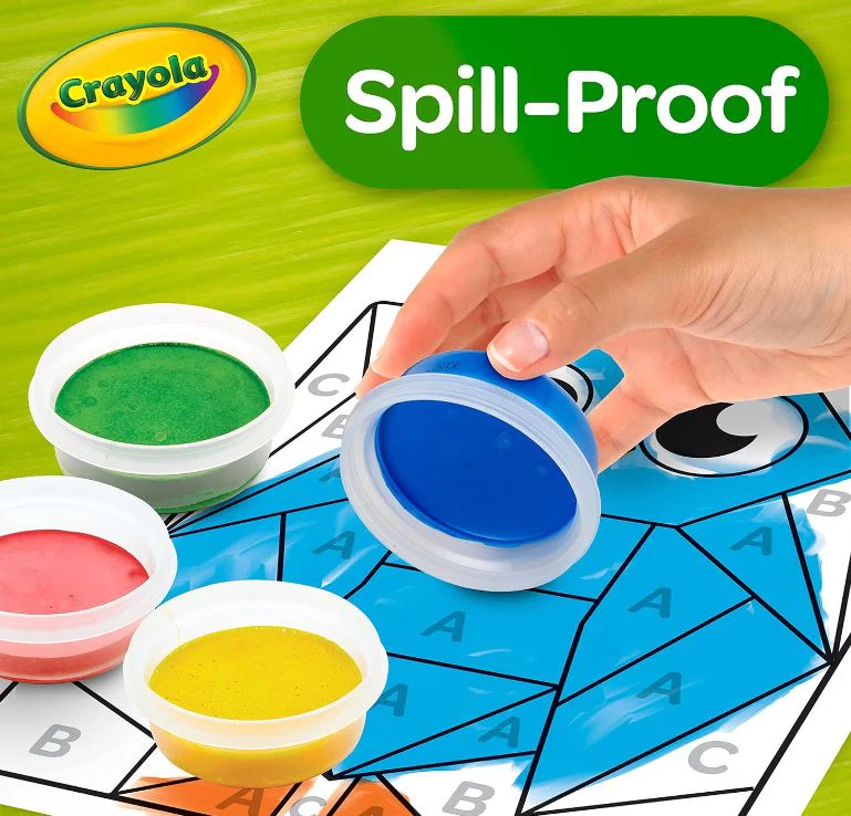 Crayola Spill Proof Washable Paint Set - Image 4