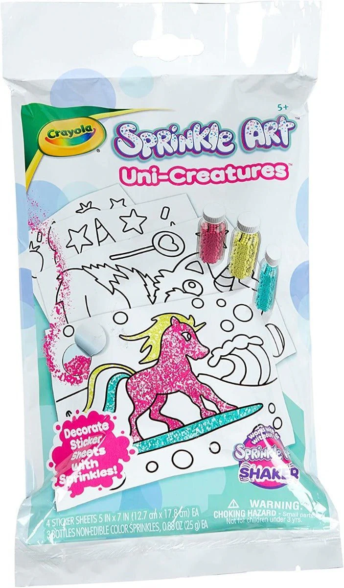 Crayola Sprinkle Art Uni-Creatures Activity Kit 74-7312