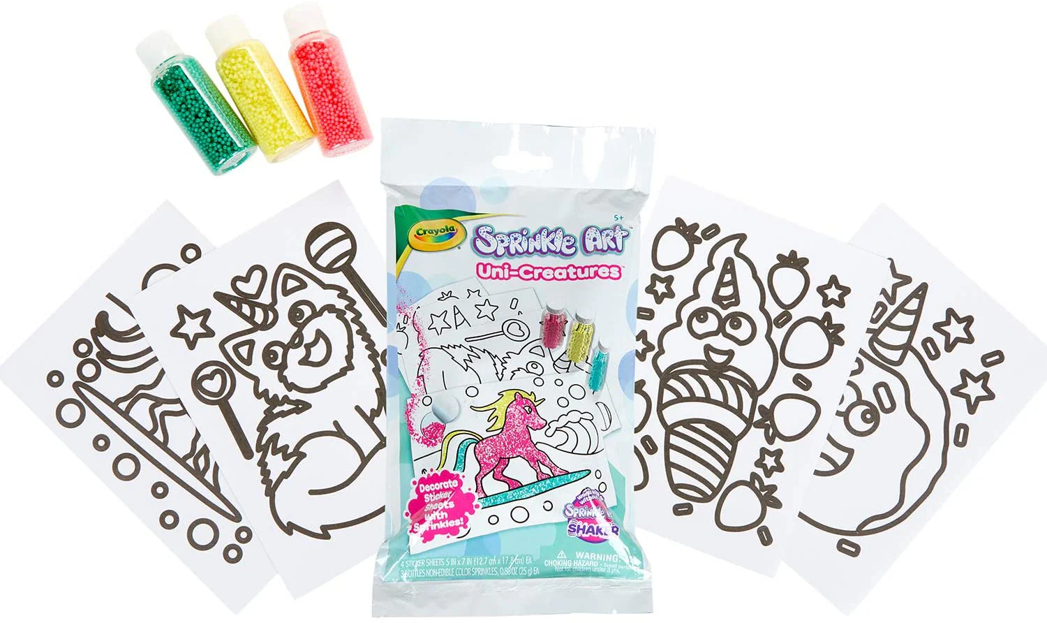 Crayola Sprinkle Art Uni-Creatures Activity Kit 74-7312 - Image 6