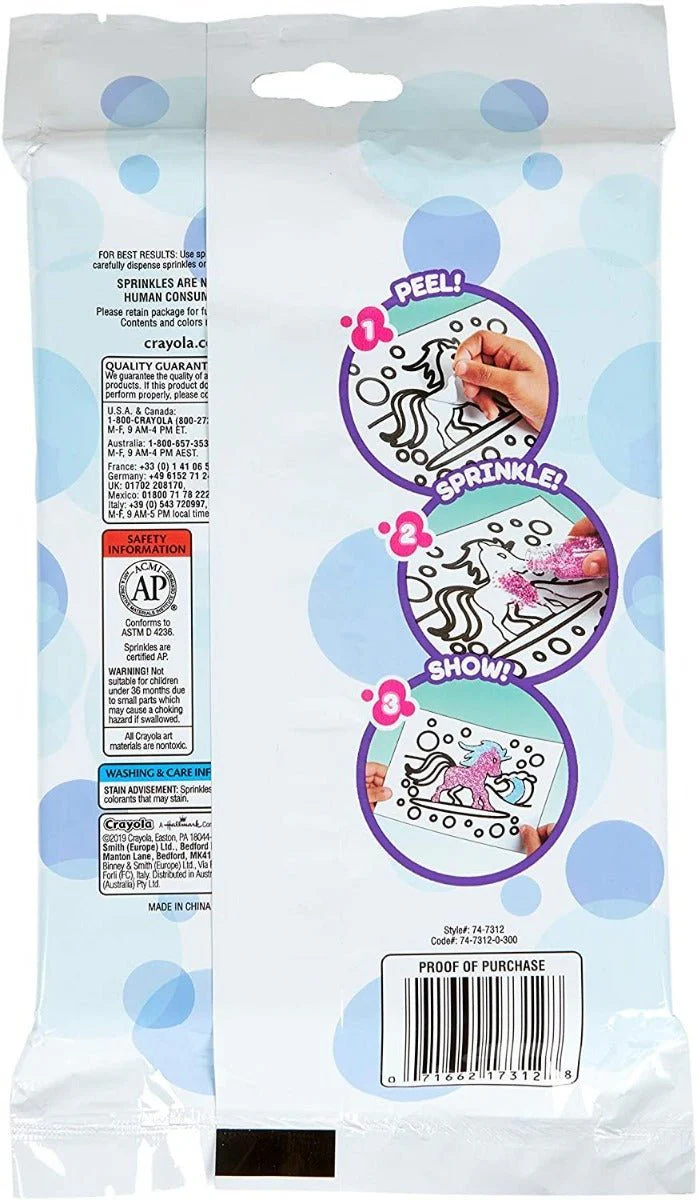 Crayola Sprinkle Art Uni-Creatures Activity Kit 74-7312 - Image 8