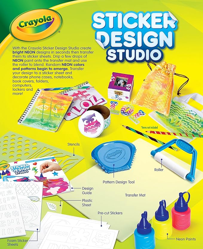 Crayola Sticker Design Studio CY74-7217 - Image 2